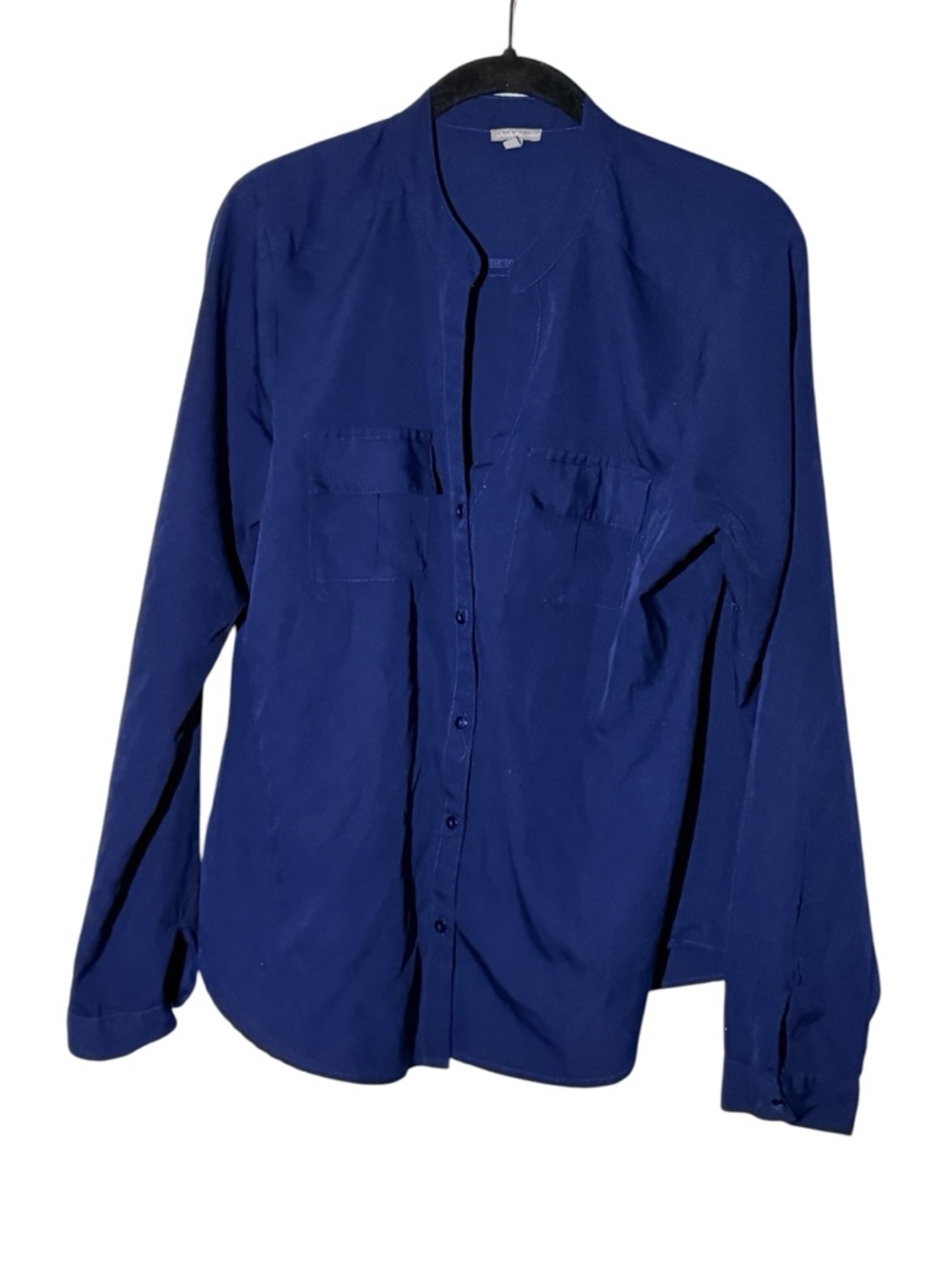 Charlotte Russe Blue Long Sleeve Top Size Small